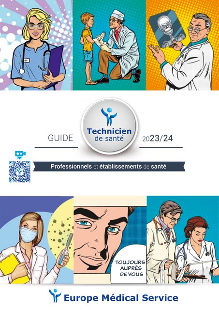 Guide Technicien de santé 2023/24 pour professionnels et établissements de santé